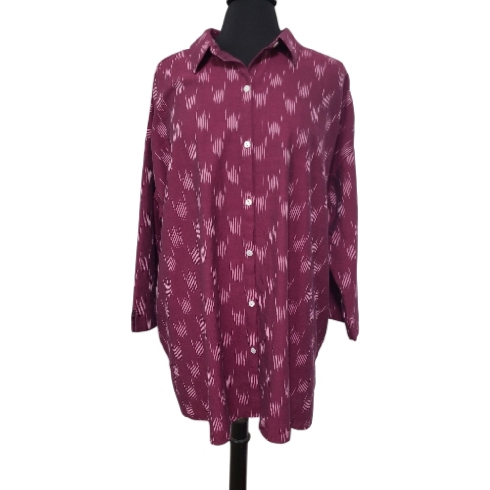 J. Jill Pure Jill Women's Button Front Blouse Size XL